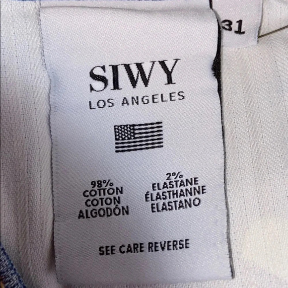 SIWY Bellissima Ankle Flare Jean/Ocean Ave. NEW - Size 31 - Picture 10 of 11